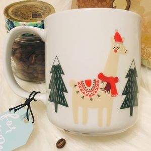 🎄🦙 ☕️ CUTE LLAMA MUG, WHITE, COREKITCHEN